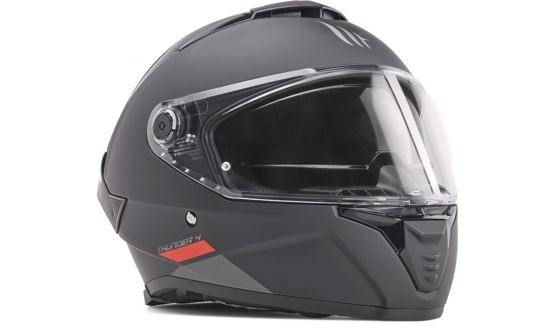 Styrthjelm fullface MT Thunder 4 SV matsort str. L
