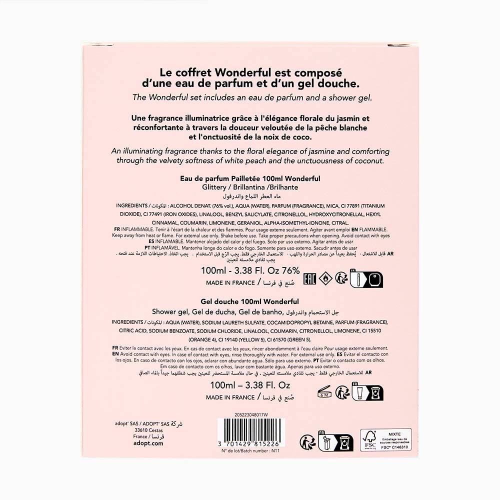 Wonderful - Coffret eau de parfum 100ml + gel douche