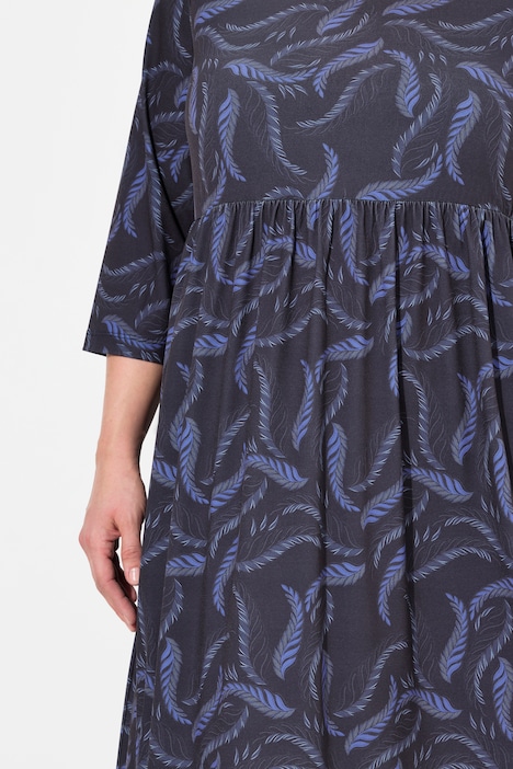 Jerseykleid, A-Linie, Alloverdruck