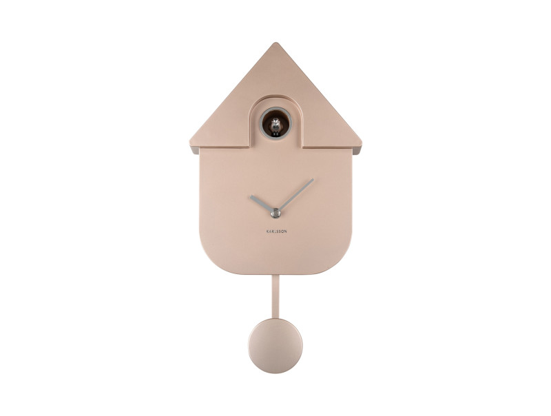 Wall Clock Modern Cuckoo Metallic KA5867DB Metallic dark blue