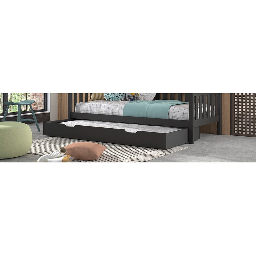 VIPACK Bettschublade für Hausbett Dallas 90 x 190 cm anthrazit