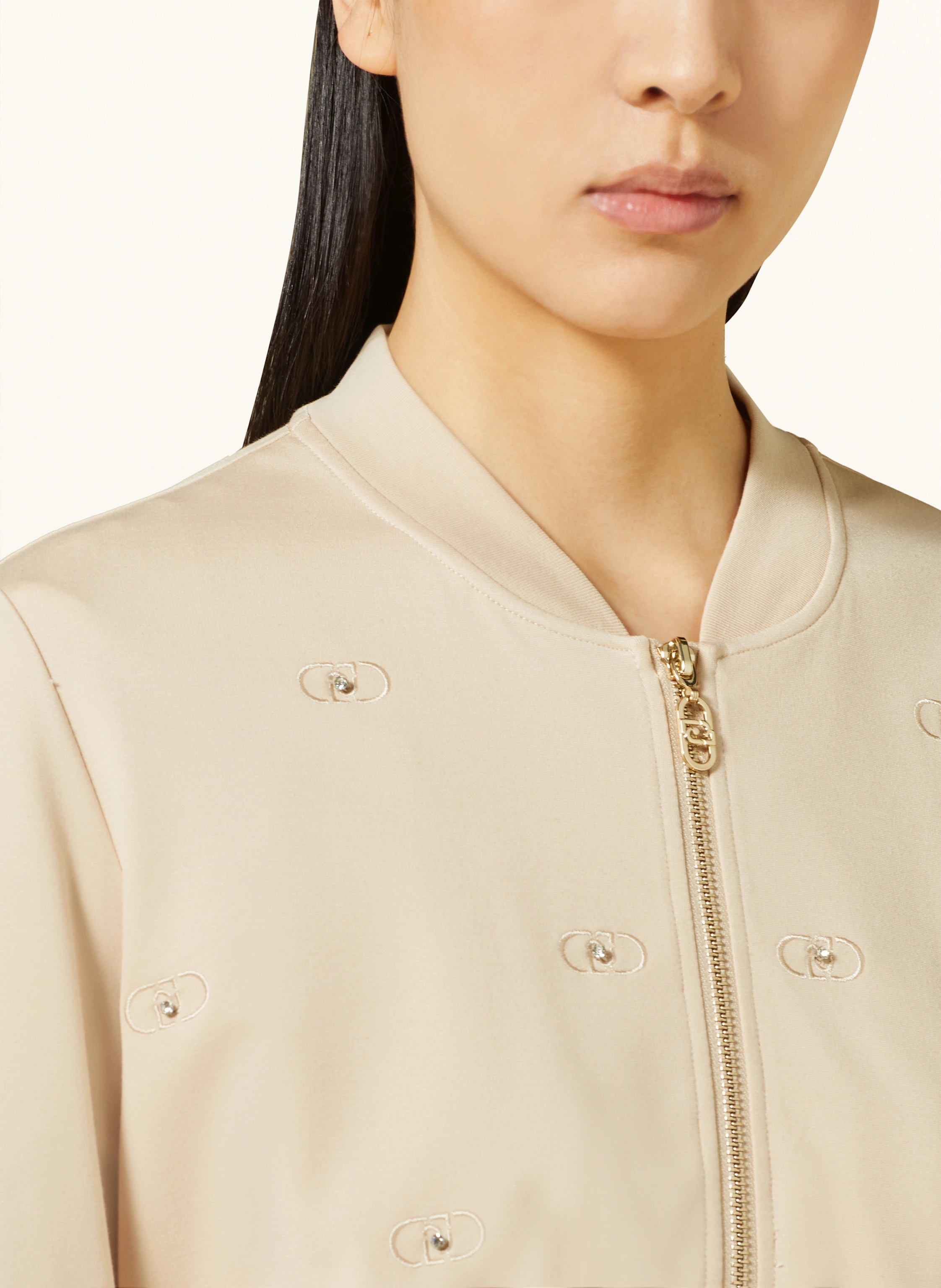 LIU JO Blouson mit Schmucksteinen