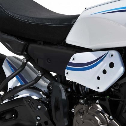 Garde boue Ermax Arrière - Blanc / Bleu