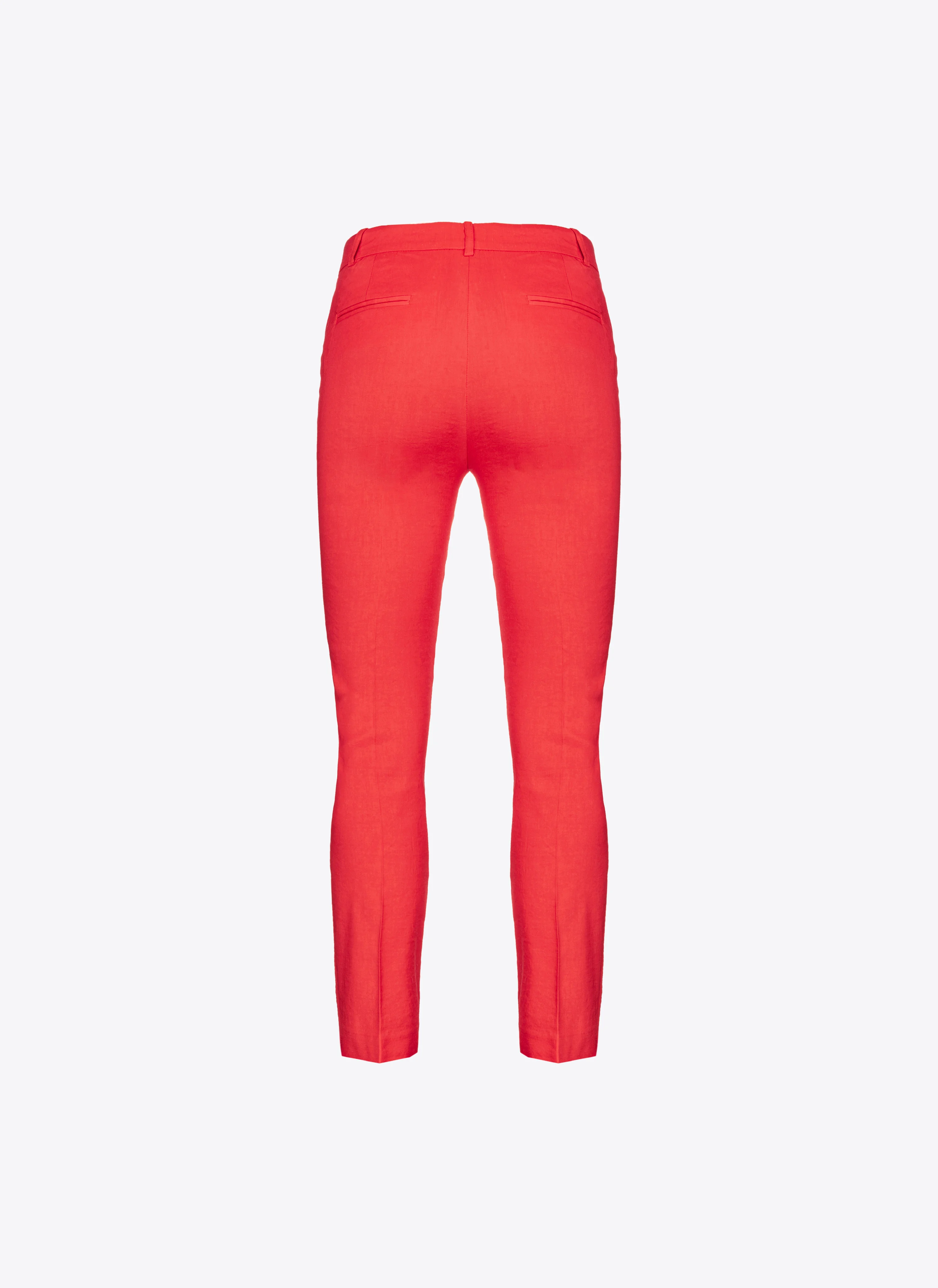 Pantalon cigarette | Rouge