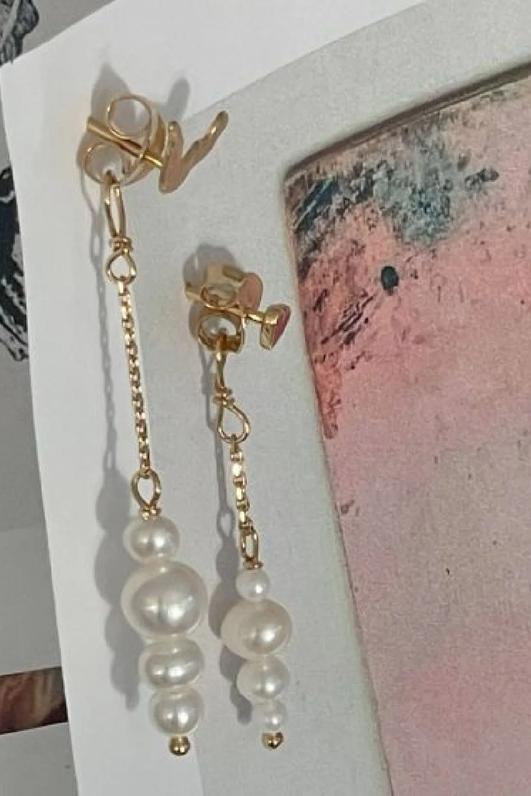 Stine A Petit Pearl Berries Behind Ear Earring 1311-02