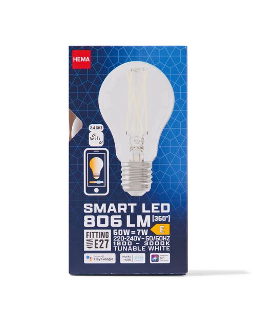 ampoule poire led clear E27 7W 806lm