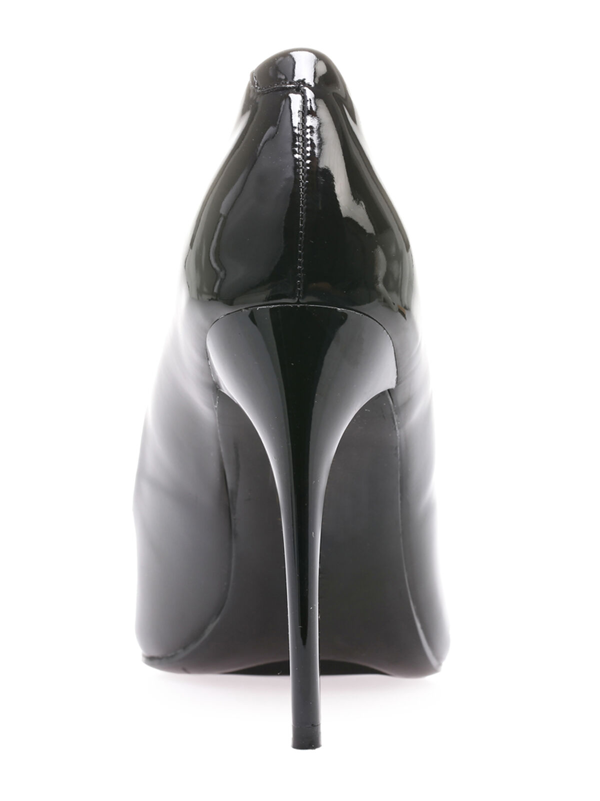 Stilettos pointus vernis- Noir