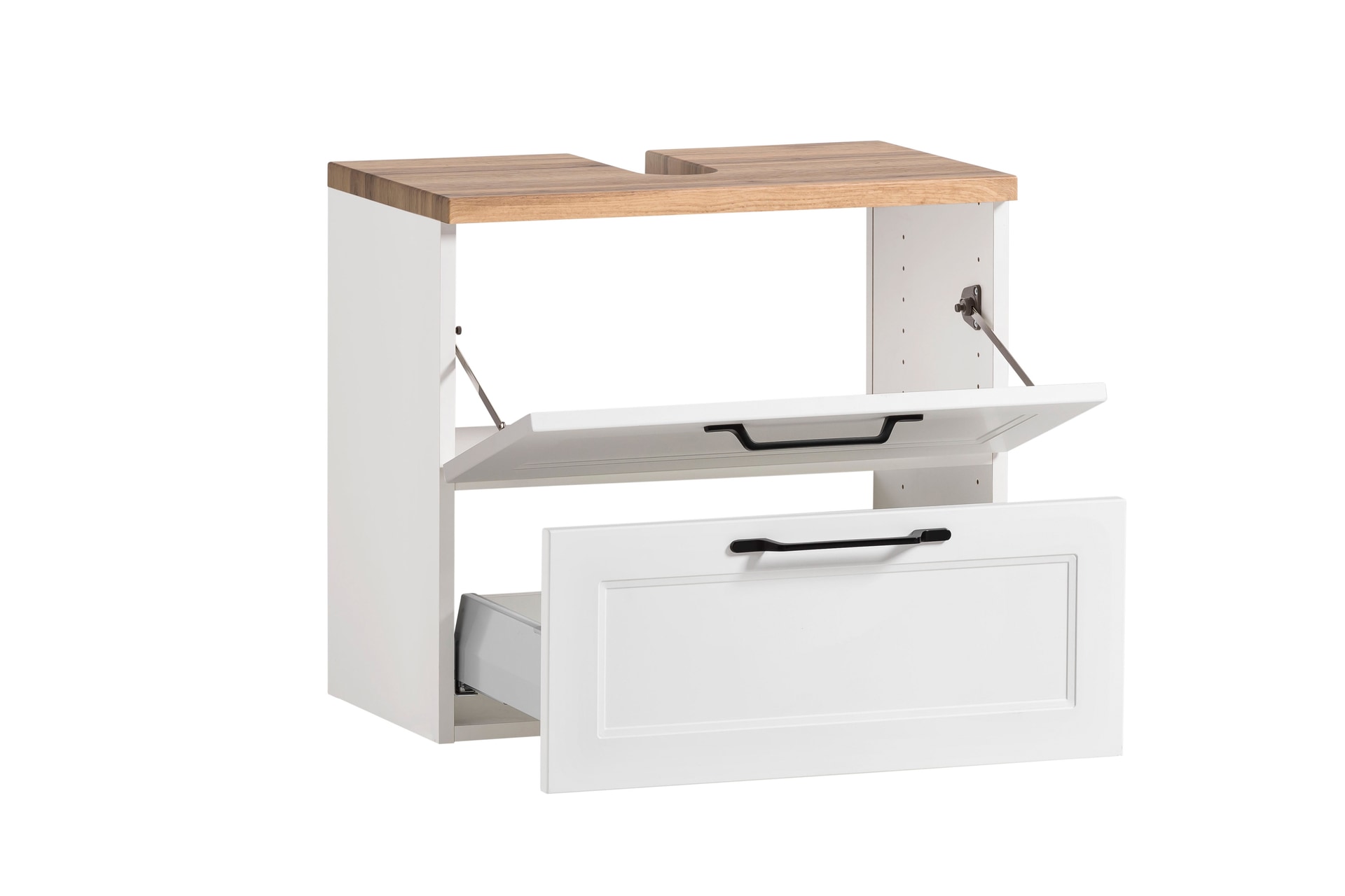 Waschbeckenunterschrank Lüttich weiß B/H/T 60x54x35 cm