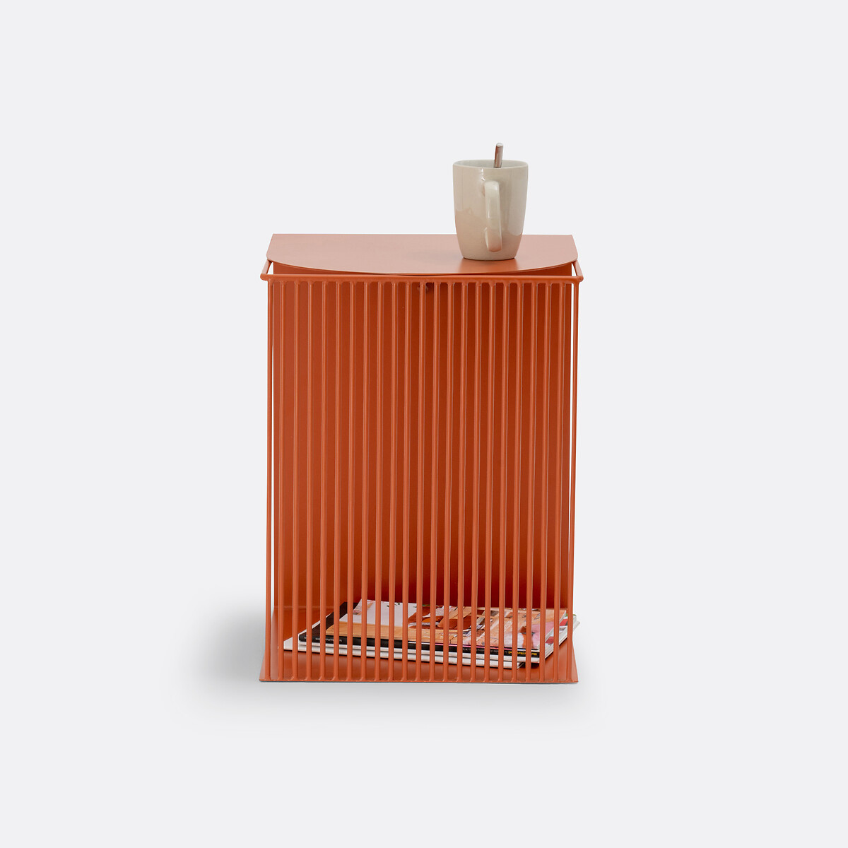 LA REDOUTE INTERIEURS<br>Mesa lateral ou de cabeceira em aço - PROMOÇÃO