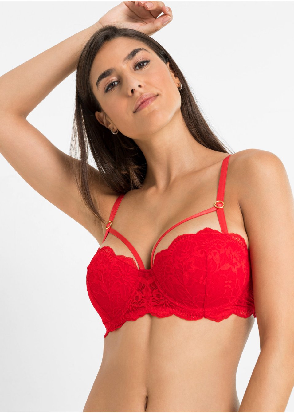 Soutien-gorge balconnet à armatures