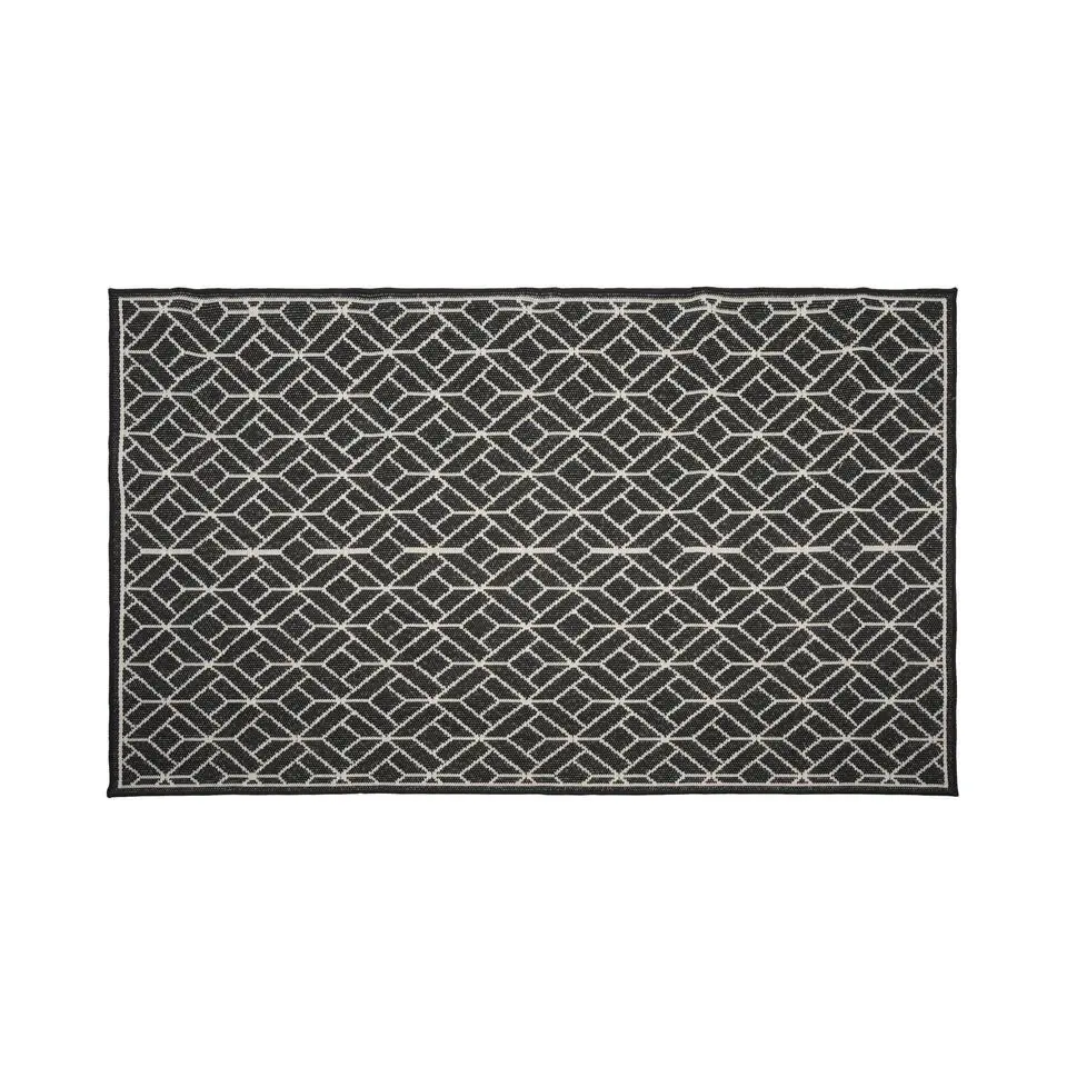 Dutch Lifestyle - Polyester - Vloerkleed - 135x230cm - Zwart