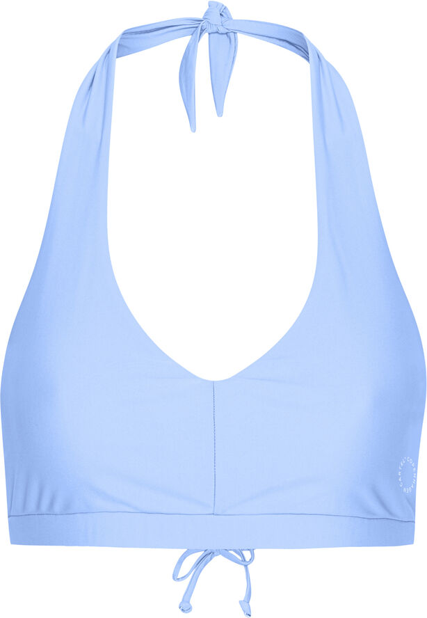 Cartel Copenhagen Bukit halterneck bikini top Clear