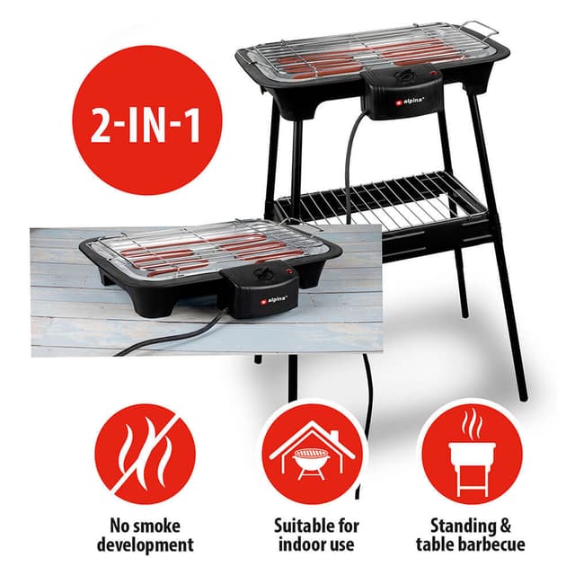 Elgrill 2-i-1 2000W