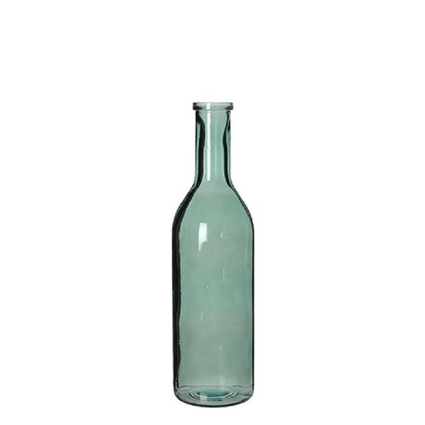 Decoratiefles / glazen fles groen 50 x 15 cm - Vazen