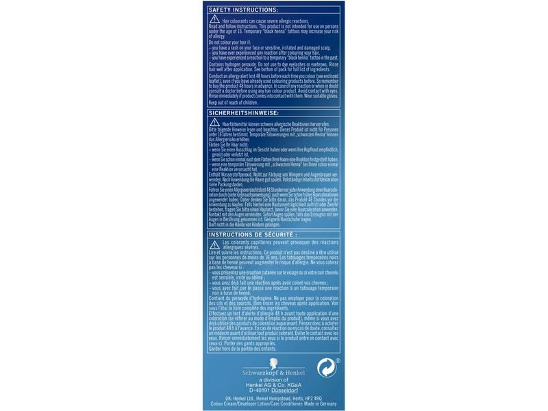 Schwarzkopf LIVE Haarcoloration Urban Metallics U67 Blue Me Haarfarbe mit Metall-Glanz-Booster für kühle, schimmernde Töne
