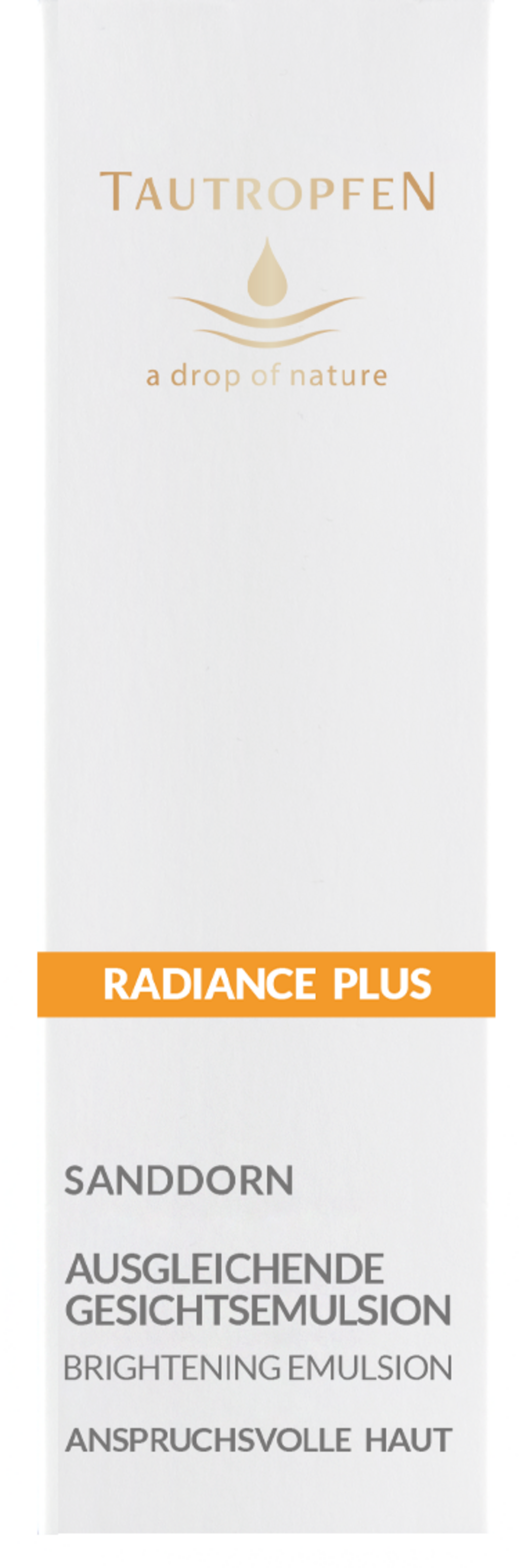 TAUTROPFEN  Sanddorn Ausgleichende Gesichtsemulsion, 50 ml