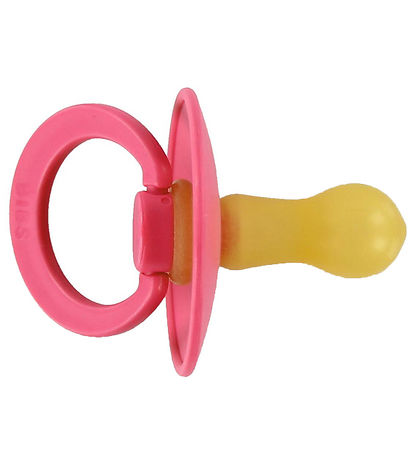 BIBS Colour Schnuller - Gr. 2 - 2er-Pack - Rund - Coral/Ruby