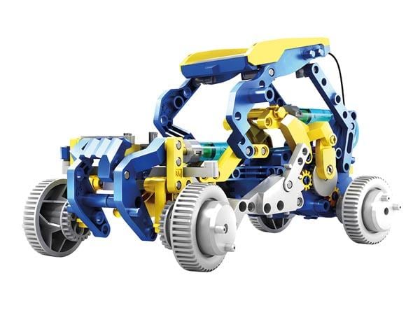 Velleman Roboter 12-in-1 Bausatz Solar und Hydraulik 230-Teiliger 12-in-1 Roboter Bausatz