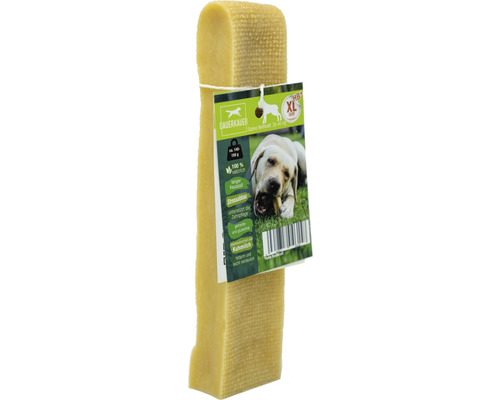 Hondensnack, langdurig kauwen, XL, sterke bijtkracht, gemaakt van melk, 1 stuk ca. 150 g, gebitsverzorging, stressverlichting voor honden van 35 - 45 kg, kauwspeeltje, kaaskauwbot