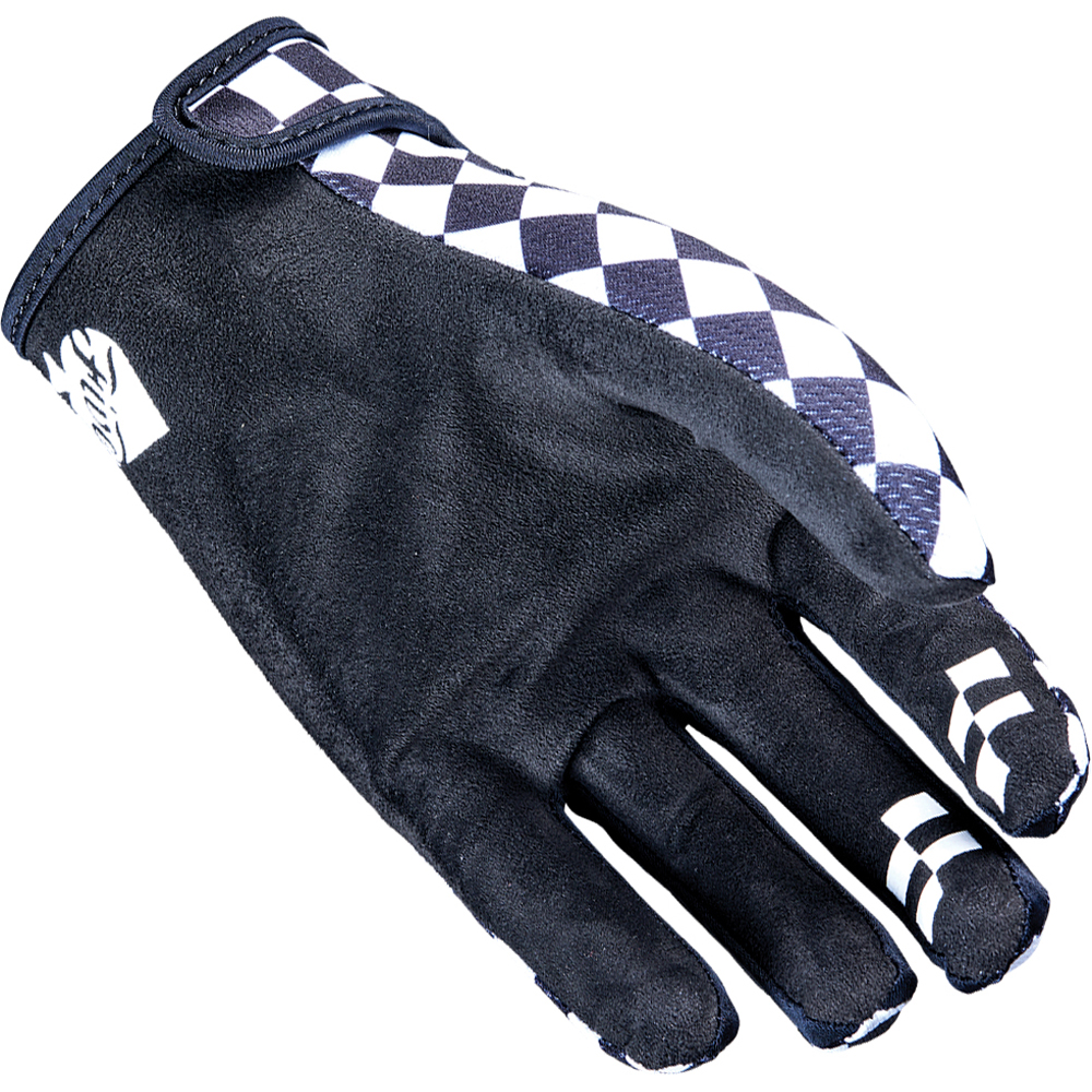 Five - Gants MXF4 Graphics Flat Track Noir / Blanc