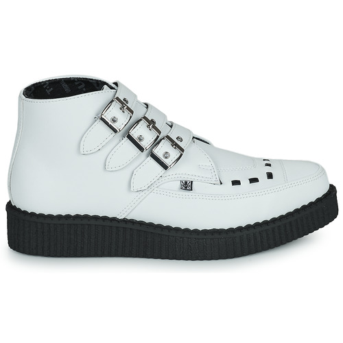 TUK - POINTED CREEPER 3 BUCKLE BOOT - Blanc