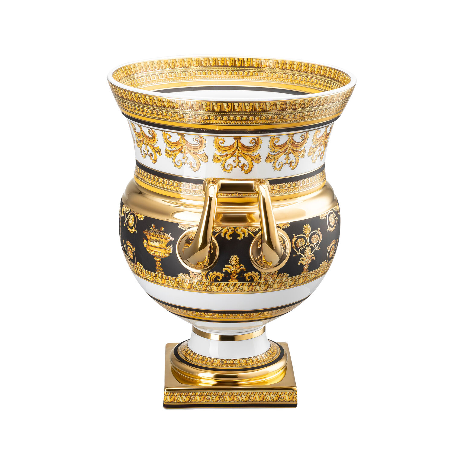 Amphora I Love Baroque Vase auf Fuß 33 cm