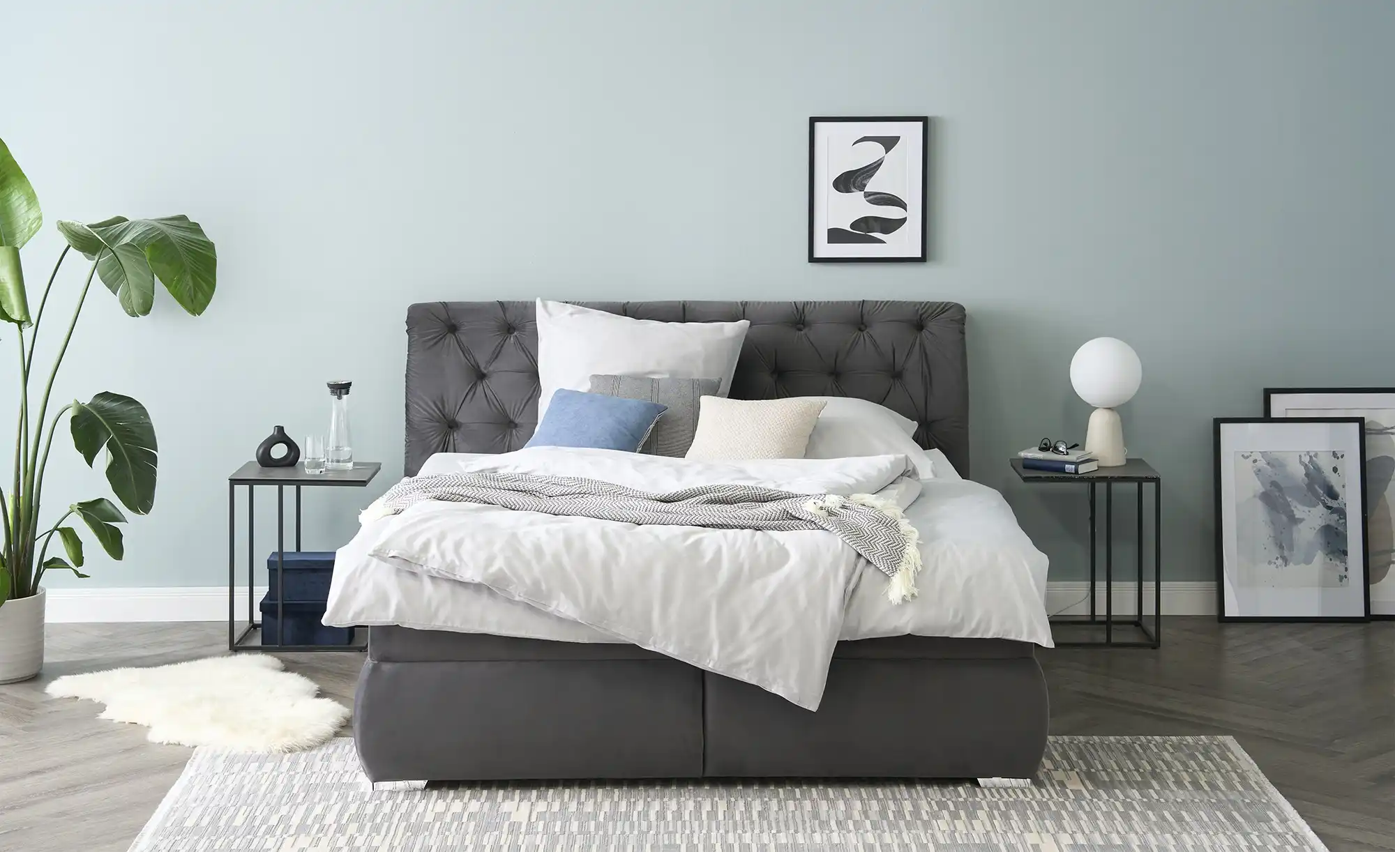 Polsterdoppelbett Derby