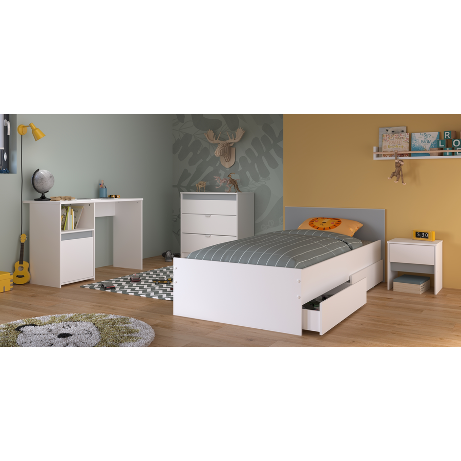 Parisot Kinderzimmer Set 5tlg Pirouette 25  Weiß Weiß