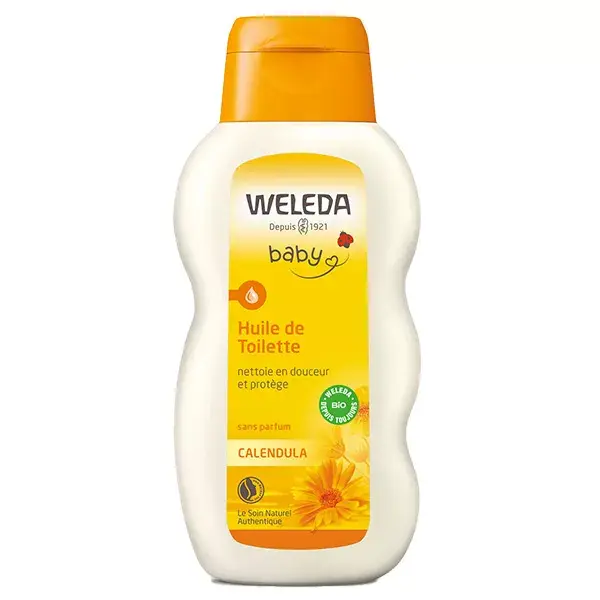 Óleo de Limpeza Orgânico de Calêndula para Bebê Weleda 200ml