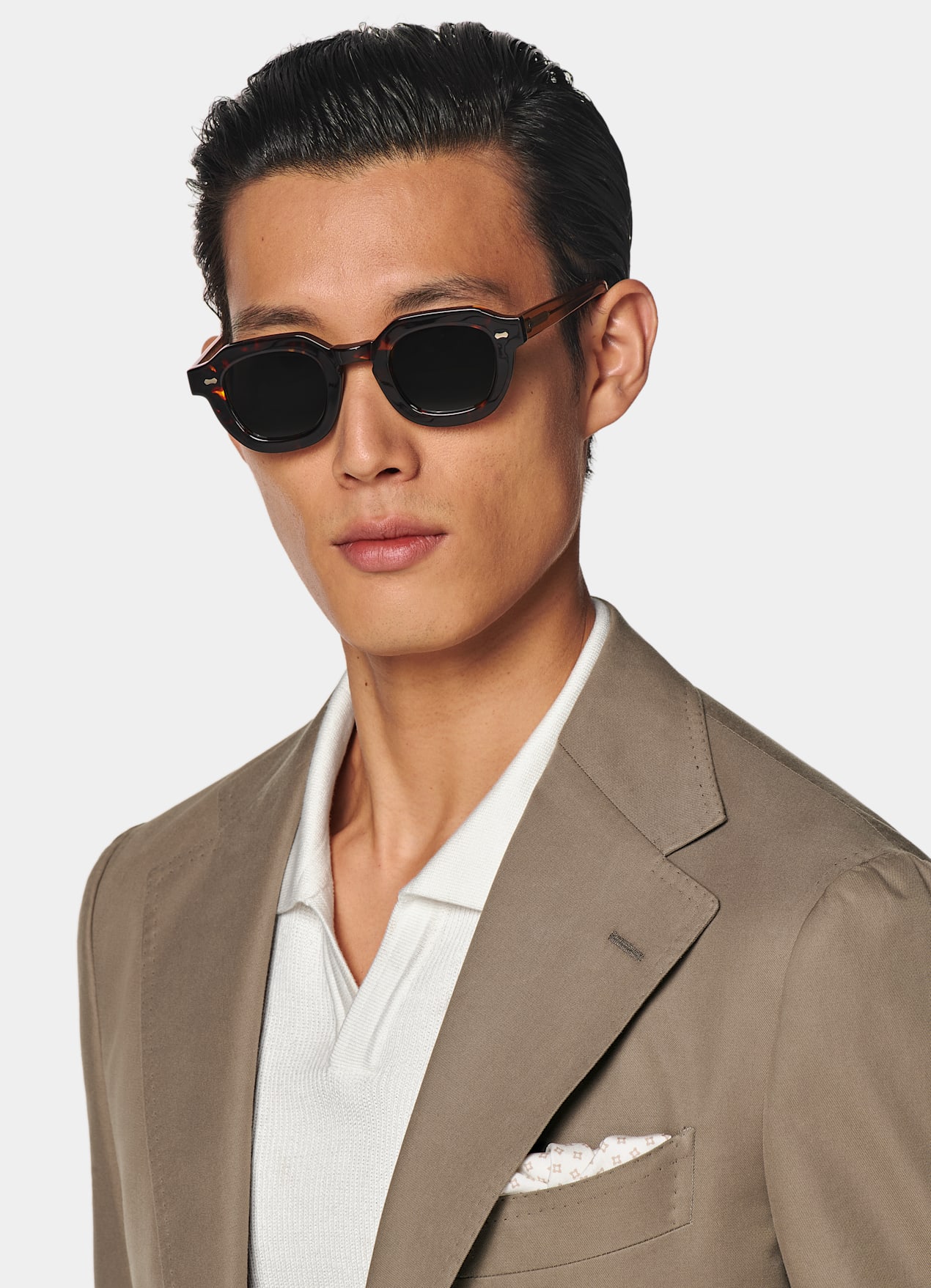 Costume Roma coupe Relaxed taupe