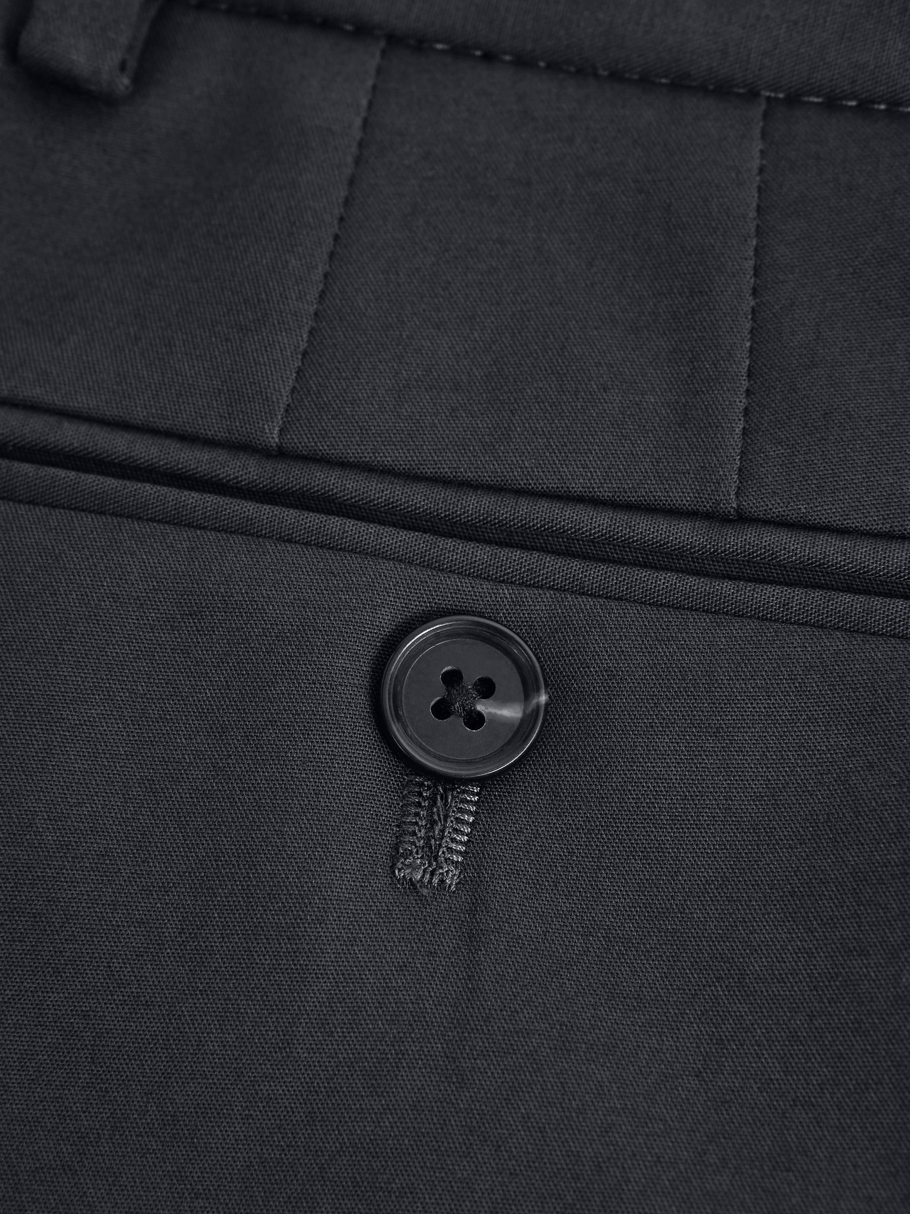 Staalblauw - Reiss slim-fit Eastbury chino