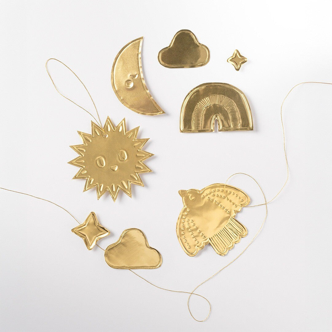 Folia embossingfolie - goud - 3st