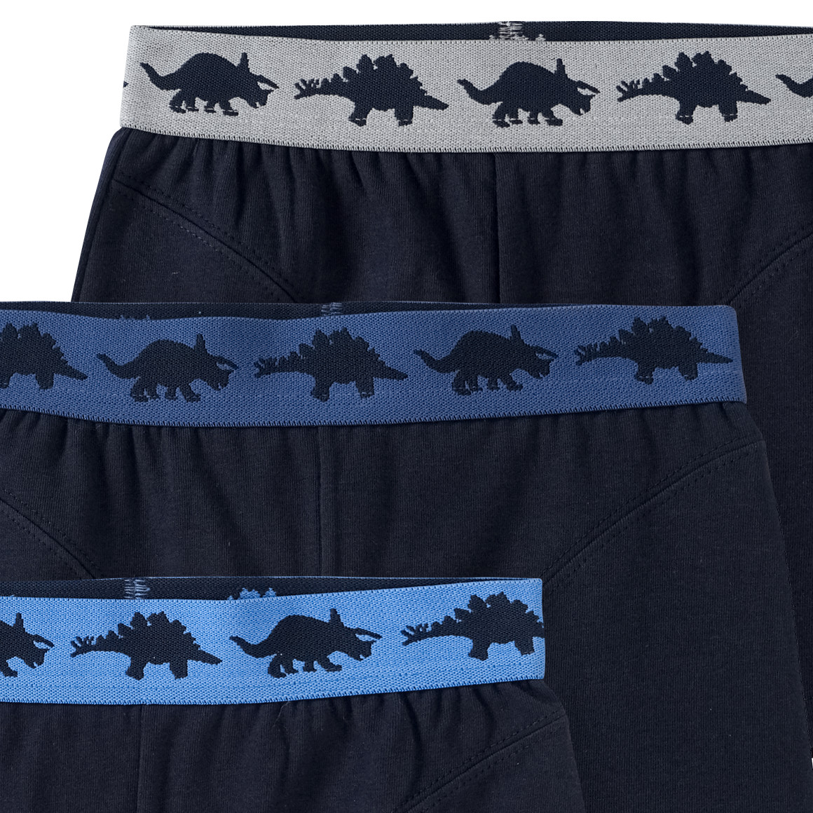Topolino 3 Jungen Boxer mit Dinos dunkelblau