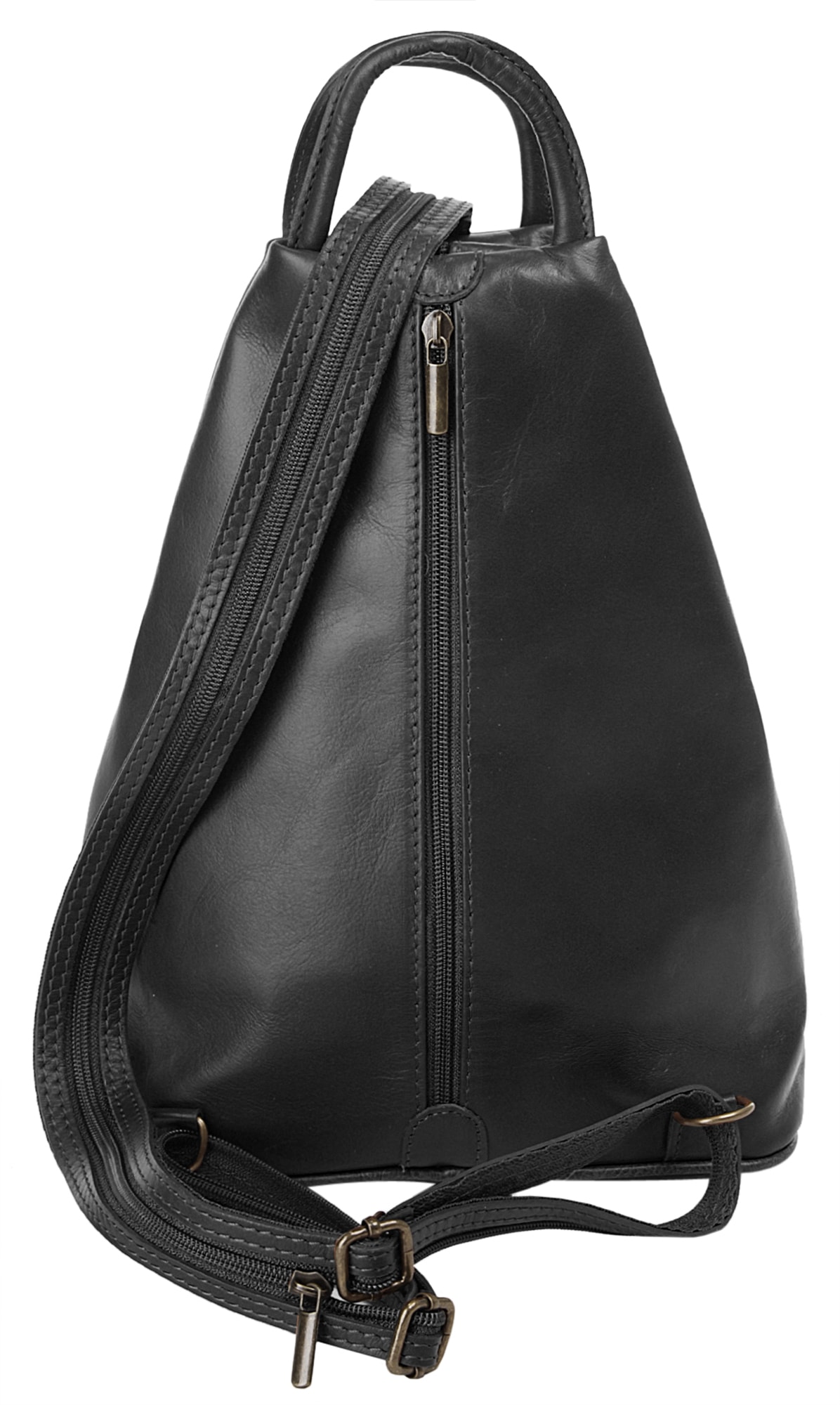 Samantha Look Cityrucksack echt Leder, Made in Italy