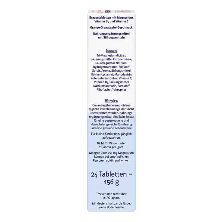 Doppelherz system Magnesium 400 Citrat Brausetabletten, 24 St