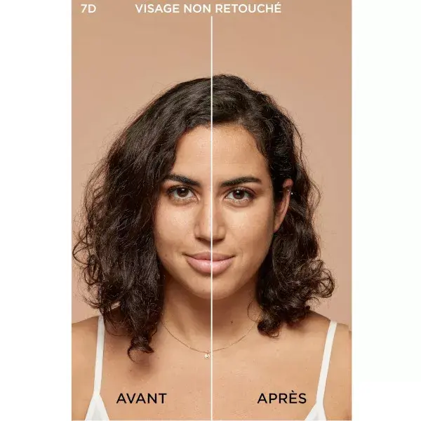 Base Líquida True Match da L'Oréal Paris, nº 7.D Âmbar Dourado, 30ml