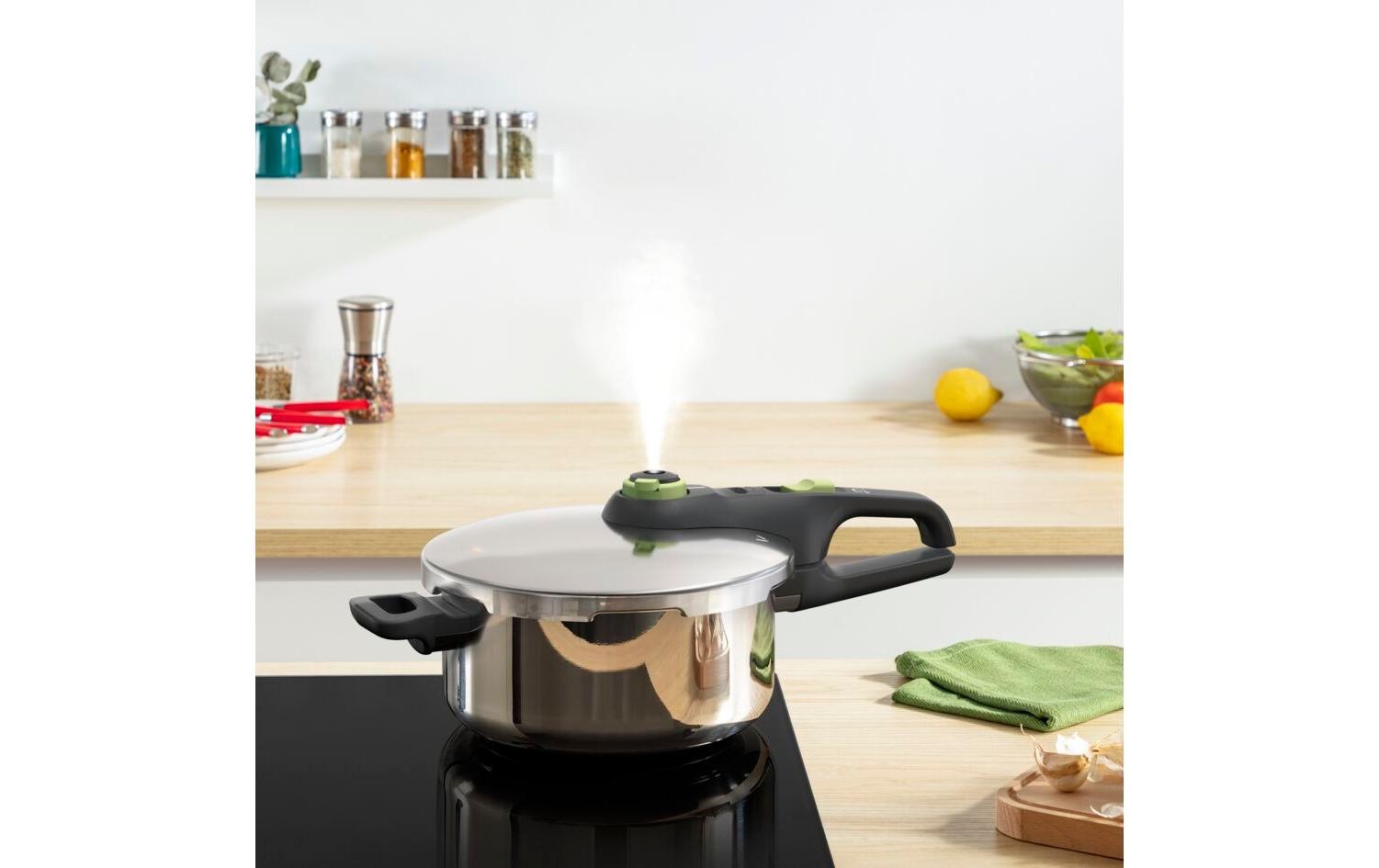 Tefal Dampfgartopf »Secure Trendy 4 l 22 cm« Edelstahl