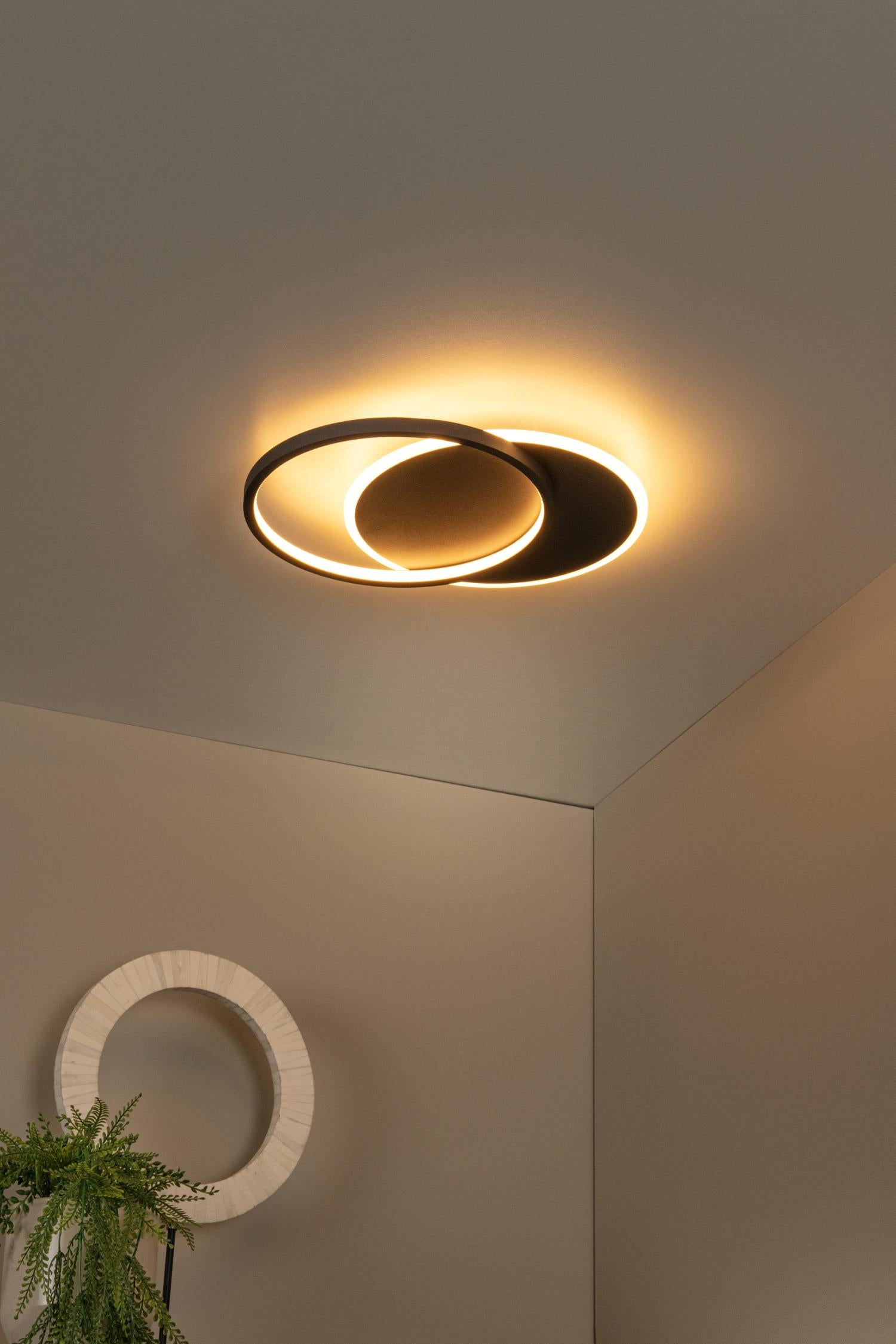 Axelle plafondlamp LED zwart