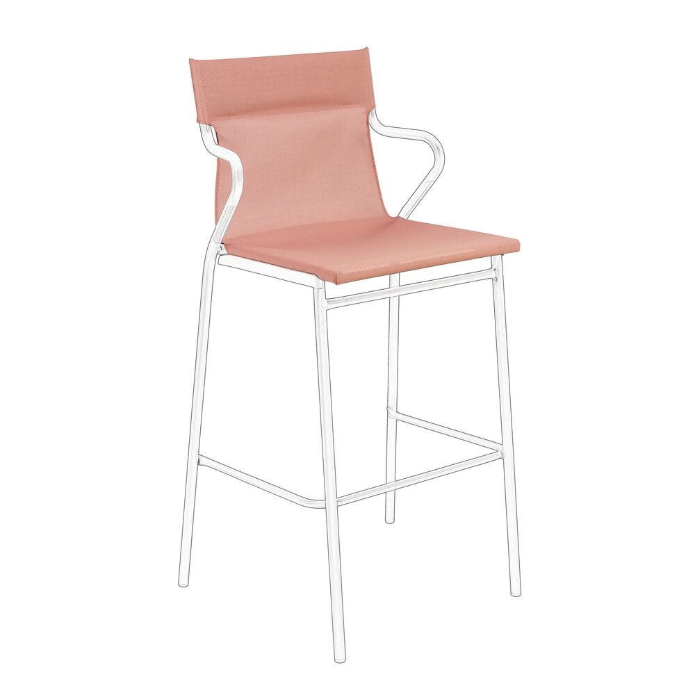 High Sessel Ersatzbezug Horizon Batyline® Duo Orange Terre Cuite