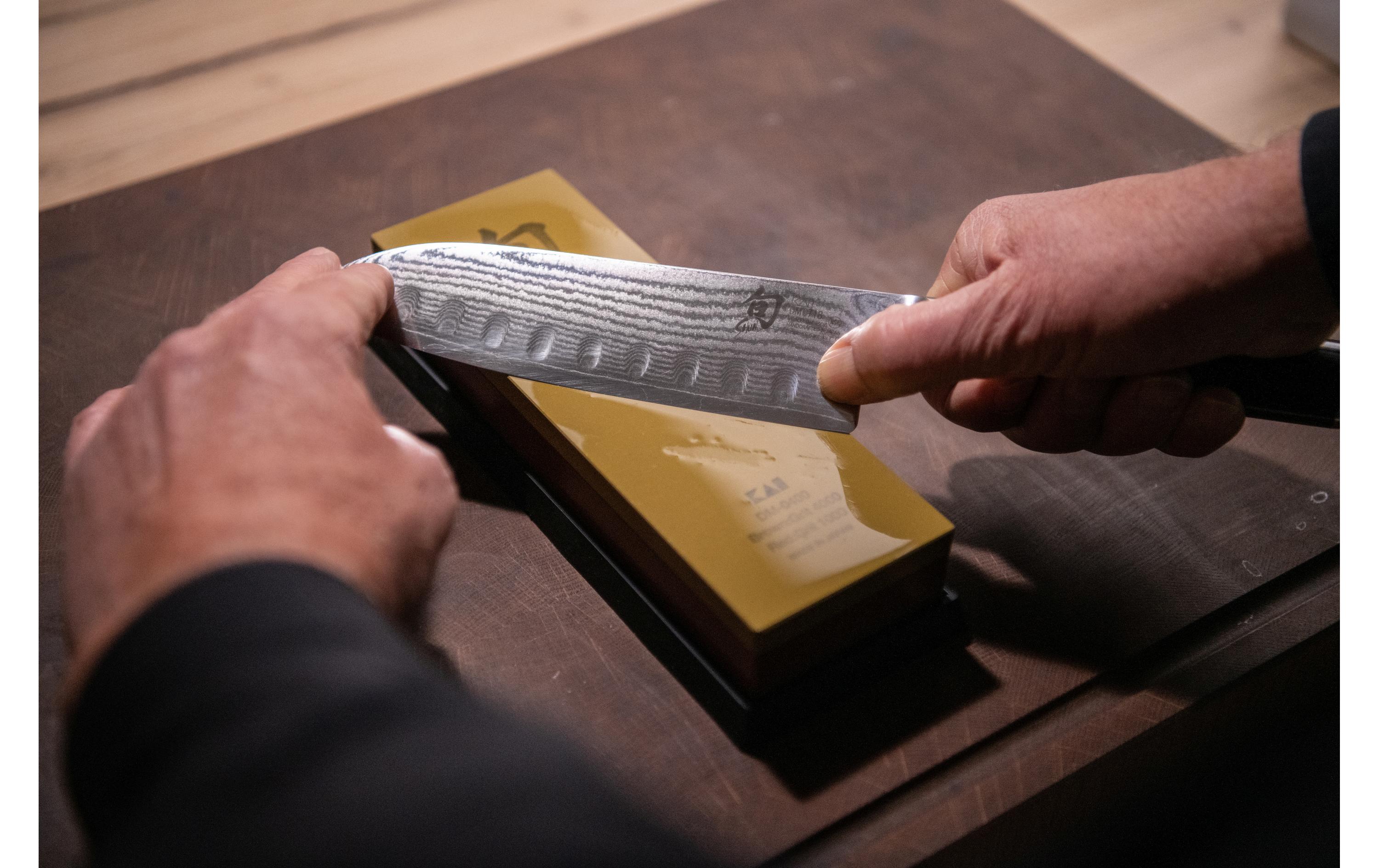 Messerschärfer Shun Kombi 1000/4000 Körnung<br>Wetzstein mit Kombikörnung