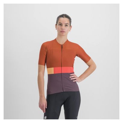 Maillot Manches Courtes Femme Sportful Snap Rouge