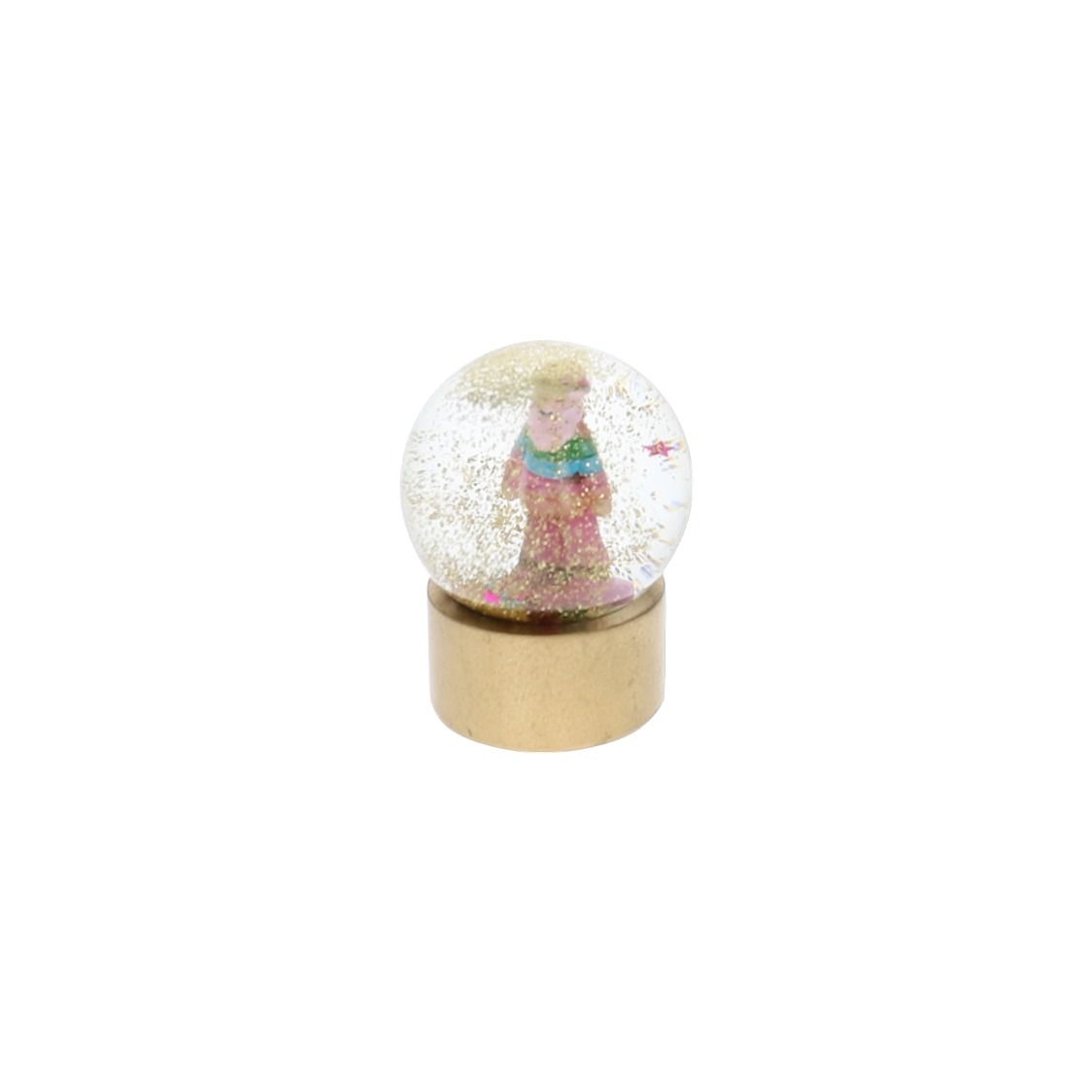 Mini boule à neige père noël multicolore Jolie saison
