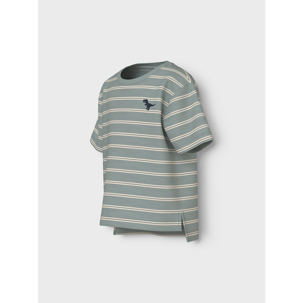 Køb Name It Slate Gray Whitecap Gray Voby Regular T-Shirt