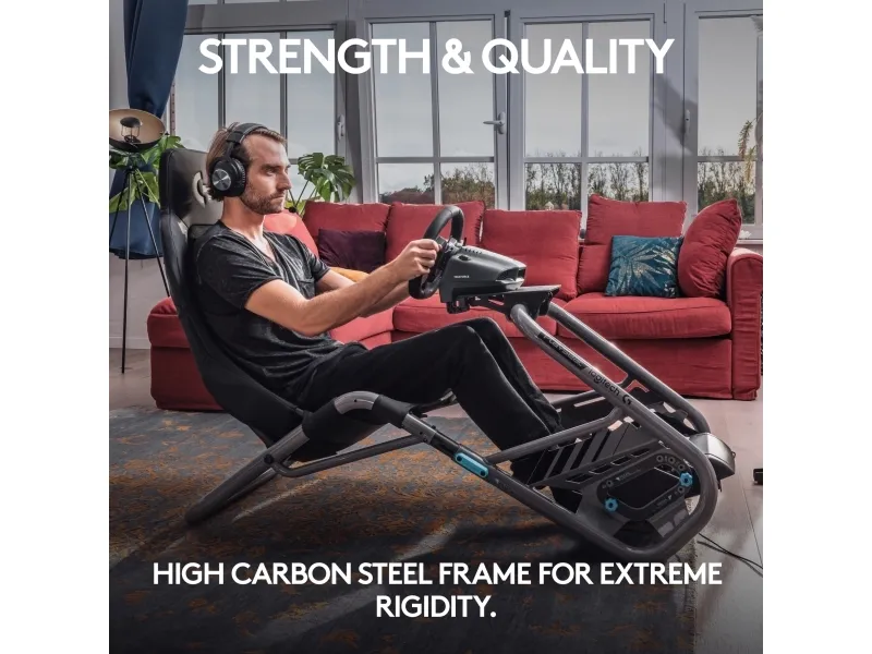 Playseat Trophy Logitech G Edition - Racersimulationscockpit - legeringsstål, ActiFit, rumkvalitets aluminium - grå