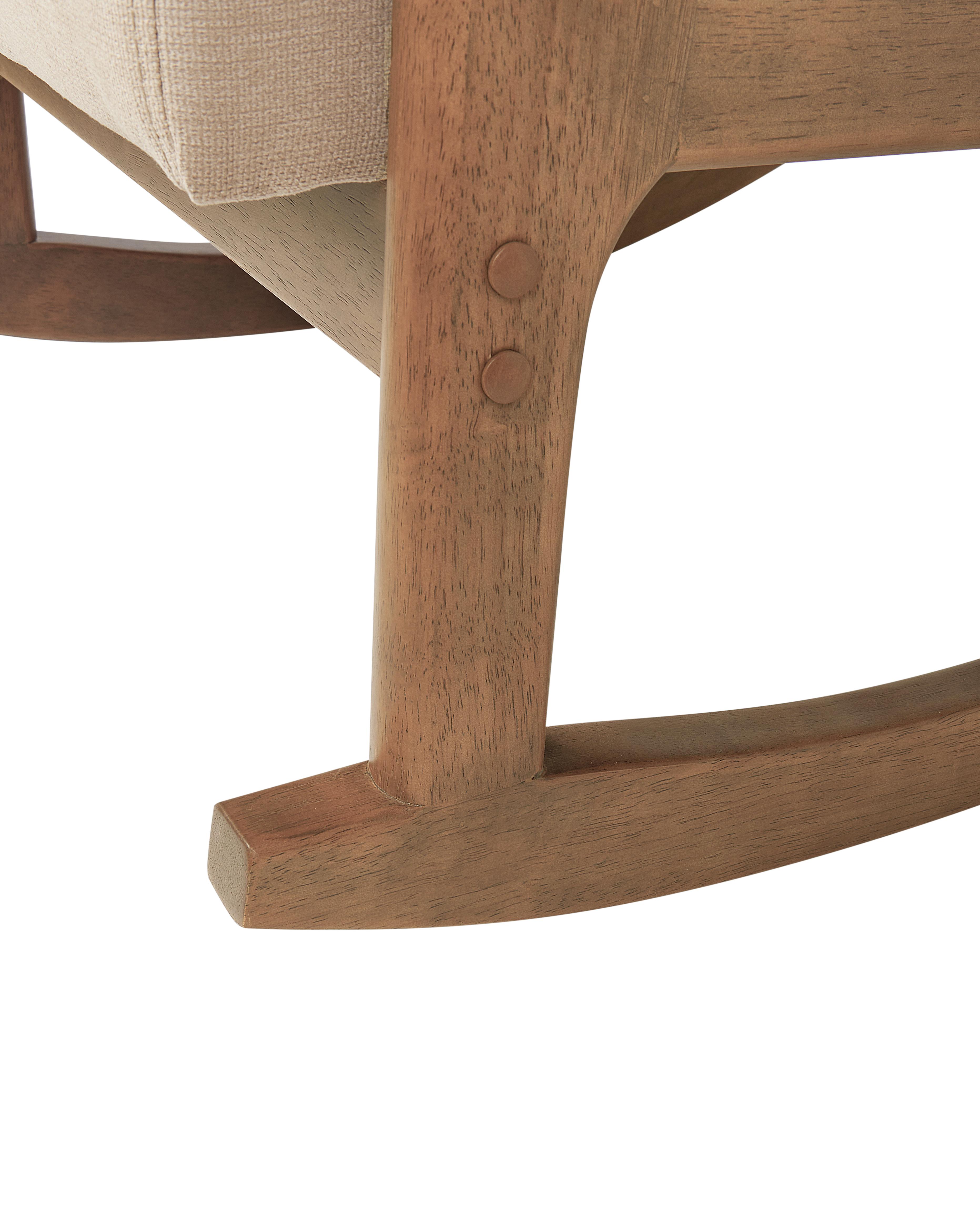 Schommelstoel SKOVDE Stof Beige