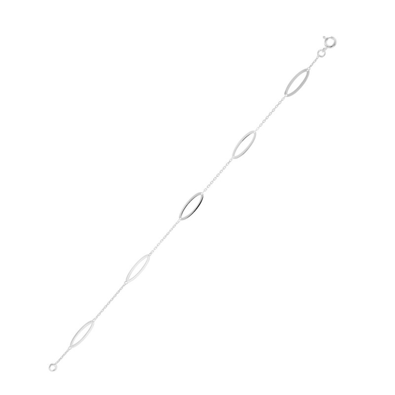 Bracelet Femme - Argent 925 - Longueur : 18 cm