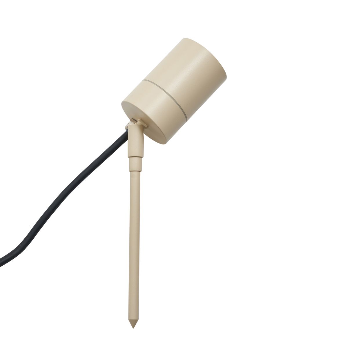 Prikspot crème GU10 50mm verstelbaar IP44 incl. snoer en stekker - Solo