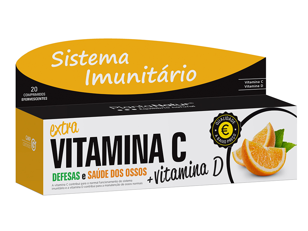 SUPLEMENTO PLANTANATUR VITAMINA C   D EFERVESCENTE 20 COMP