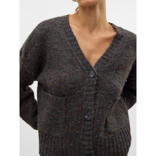Vero Moda Ingrid Cardigan, Dark Grey Melange, XL