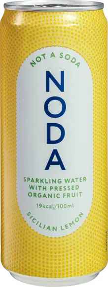 Sparkling water sicilian lemon